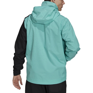 Chubasquero cortavientos con logotipo personalizado otoño resistente al agua impermeable con cremallera hacia arriba - Product Image 6