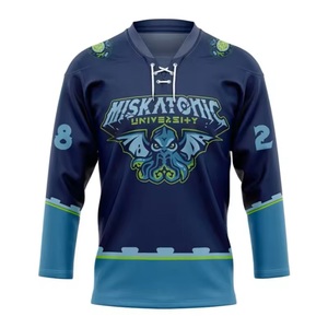 Uniformes de hockey sur glace personnalisés en gros noms d'équipe personnalisés en polyester sur mesure de la plus haute qualité | Service OEM - Product Image 1