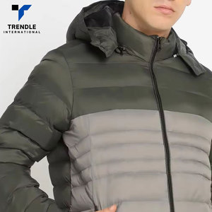 New Design <b>Men</b> Winter <b>Thin</b> Bubble <b>Jacket</b> with Stand Collar High Street Style Long Sleeve Polyester/Nylon Material - Product Image 5