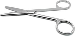 Ciseaux chirurgicaux en acier inoxydable avec lame droite incurvée Ciseaux de netteté pour pansement manuel - Product Image 3