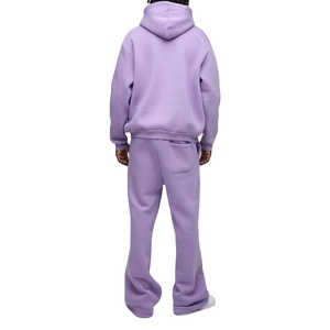 New Arrival Wholesale <b>Men</b> Tracksuits Solid Color Fashion <b>Men</b> Tracksuits Two Piece <b>Pullover</b> Hoodie Oversized Tracksuit at Nurak - Product Image 3