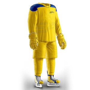 Uniformes de Hockey sobre Hielo Personalizados de Estilo Más Reciente 2026, Transpirables y Ecológicos, 100% Poliéster, para Hombre - Product Image 2