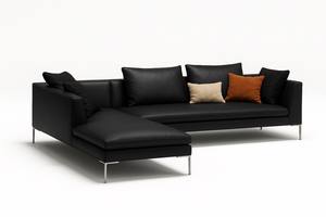 Rafael <b>Modern</b> Modular Sectional <b>Sofa</b> | Contemporary Upholstered <b>Sofa</b> | Custom Fabric or Leather Seating | designer couch - Product Image 4