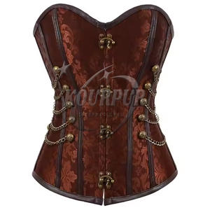 New Fashion Comfortable Women's <b>Corset</b> Classic <b>Leather</b> Shapers for Ladies Custom Demand Breathable Busters - Product Image 1