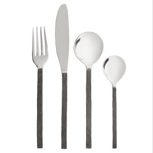 Juegos de Cubiertos de acabado de cobre y acero inoxidable de la mejor calidad, juego de cubiertos con mango de Metal, cuchara, tenedor, cuchillo - Product Image 3