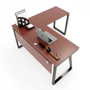 Modern L-Shaped Leatherette Wood Sofa <b>Corner</b> Couch with Steel Frame - Product Image 2