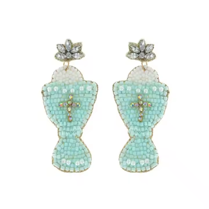 Vente en gros de bijoux tendance Boucles d'oreilles bohèmes DIY Boucles d'oreilles pendantes faites à la main pour femmes Bijoux de fête tendance - Product Image 6