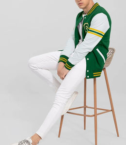 Wholesale Custom Unisex Varsity Letterman Jackets with Embroidery Patches, Breathable Fabric, Full Sleeves College & Youth Style - Product Image 3