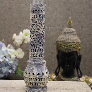 Porte-bâton d'encens en stéatite fait à la main à la demande pour les rituels spirituels disponibles à un prix abordable depuis l'Inde - Product Image 1