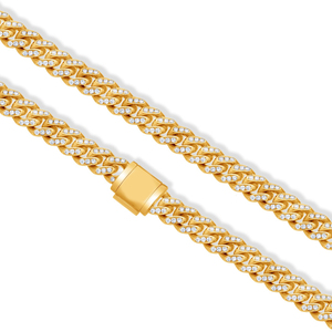 Superbe collier en or 14 carats avec diamants cultivés en laboratoire E Color Brilliant Cut VVS2 Clarity High End Jewelry Women's Classic Wholesale - Product Image 5