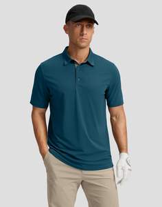 เสื้อโปโลแขนสั้นระบายอากาศได้ดีทำจากผ้าฝ้ายผสมโพลีเอสเตอร์ออกแบบได้ตามต้องการ - Product Image 5