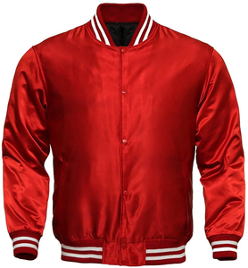 Veste en satin de soie à la mode pour hommes fermeture à boutons logo personnalisé de qualité supérieure vente en ligne - Product Image 4