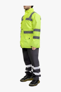 High Visibility Breathable Comfortable Workwear Vest Reflective <b>Strips</b> Customizable Jacket Logo Bulk Supply - Product Image 6