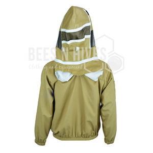 OEM 100% Coton Premium Plus Veste de protection apicole Protection de niveau Anti-piqûre Anti-UV Logo personnalisable Vêtements de sécurité - Product Image 5