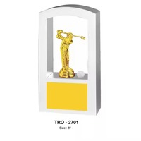 Trophée de golf en métal de qualité supérieure pour homme, récompense pour les champions de golf et les membres du club, écologique, gravé sur mesure et découpé.