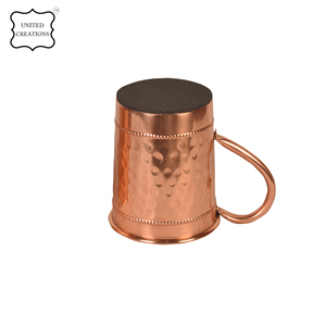 100% tasses en cuivre pur pour Moscou Mule produit en métal fait à la main de haute qualité prix de gros fabrication - Product Image 3