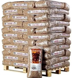 Grosir pelet kayu Premium, pelet kayu kualitas penjualan panas untuk dijual/Fir, pinus, Beech pelet kayu dalam tas 15kg