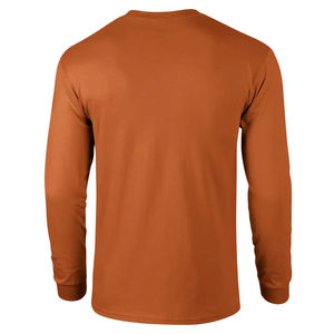 Ropa de calle personalizada, camiseta de manga larga, transpirable para hombre, de gran tamaño, 100% algodón, informal, talla de EE. UU., camiseta pesada de otoño con logotipo personalizado - Product Image 4