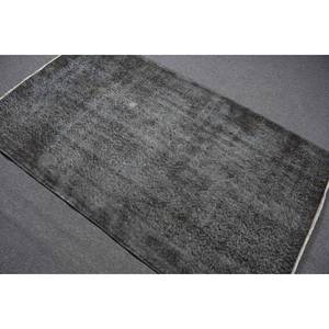 Modern Vintage Handmade Wool <b>Rug</b> 3.7 X 6.5ft Large Rectangle Black Patchwork Pattern Latex Teens <b>Bedside</b> Turkish Area <b>Rugs</b> Sets - Product Image 4