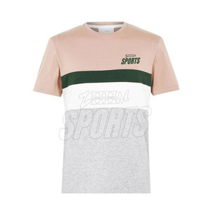 Camiseta Personalizable para Hombre, 100% Algodón, Tejido de Punto con Patrón Sólido, Transpirable, Manga Corta, Casual, de Alta Calidad - Product Image 1