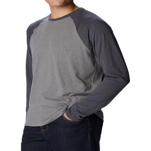 Nueva Camiseta de Manga Larga con Cuello Redondo Raglán para Hombre, Personalizada, de Alta Calidad, 100% Algodón TEXLERA, Venta al Por Mayor 2026 - Product Image 5