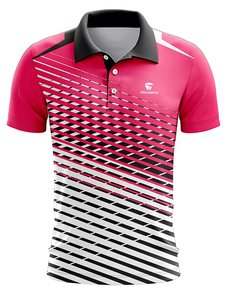 Polo à manches courtes à séchage rapide, chemise de loisirs, polo unisexe grande taille pour hommes - Product Image 4