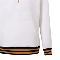 Vente en gros Alpha White Quarter Zip Sweatshirt-Pull lettre grecque brodé personnalisé pour hommes et femmes