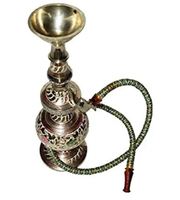 Teknik pernis Hookah kuningan kerajinan rumah India untuk penggunaan Bar Harga grosir untuk Pot kopi teh Turki untuk Shisha Arab