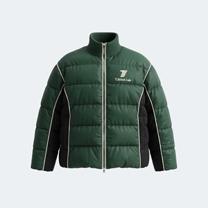 Nouvelle arrivée, vêtements d'hiver, style décontracté, fermeture éclair, veste matelassée pour homme, couleurs unies, séchage rapide, prix de gros, dernier design - Product Image 3