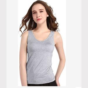 Nueva ropa de llegada Chaleco de yoga sin costuras de alta elasticidad Color sólido Sin mangas Camiseta de secado rápido Camiseta sin mangas - Product Image 5