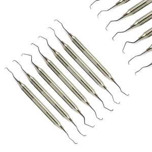 Kit de escalado Rainbow, Material Dental, instrumentos orales, instrumentos periodontales, juego de curettores, 6 juegos de herramientas de ortodoncia duraderas - Product Image 1