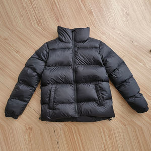 Vêtements de travail imperméables matelassés en forme d'étoile avec logo personnalisé veste matelassée en duvet bulle pour hommes manteau d'hiver brodé chaud moyen - Product Image 3