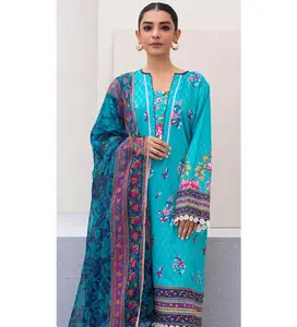 נשים shalwar kameez עם צבע מותאם אישית גודל העליון טרנדים מוצרים דפוס נשים שמלה מזדמנים