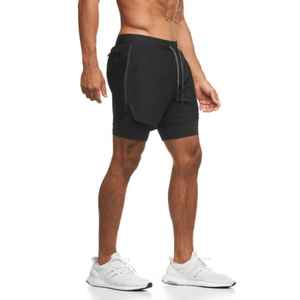 Pantalones cortos deportivos personalizados para hombre para verano, transpirables, holgados, de secado rápido, con cordón, cintura media, estilo informal, pantalones cortos calientes - Product Image 6