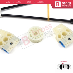 Kit de réparation de lève-vitre électrique BWR783, côté droit, pour Golf MK5 A5 1K 1K1 2003-2009, 3 portes, hayon, coupé, 1K3837462 - Product Image 4