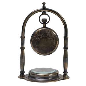 Brújula de latón negro antiguo para decoración del hogar, diseño minimalista, mesa ligera para interiores de sala de estar - Product Image 6