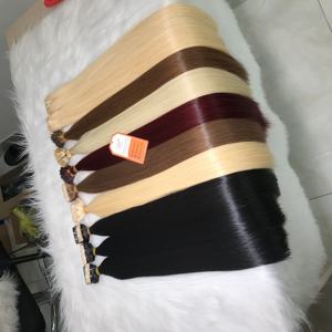 Prix de gros Kératine I Tip Extensions de cheveux humains droits Grand stock Cheveux de matière première - Product Image 6