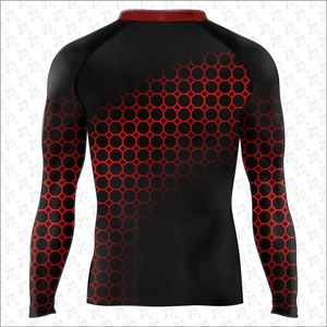 2022 haute qualité hommes natation surf éruption garde noir blanc Compression hauts en gros hommes éruption garde OEM personnalisé - Product Image 3