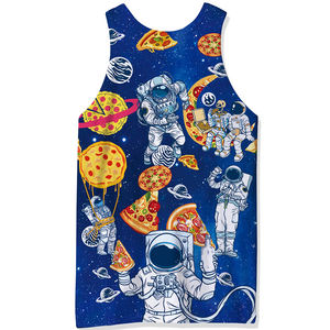 High Quality Men's Gym Workout Singlets <b>Vest</b> New Design Printed <b>Stringer</b> Tang Tops Breathable Knitted Custom Quantities - Product Image 6