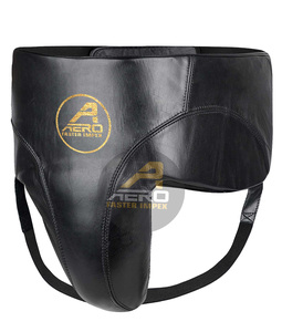 Equipo de entrenamiento de copa de protección de ingle de cuero Premium Secure Fit para boxeadores y artistas marciales en MMA Kickboxing Taekwondo - Product Image 2