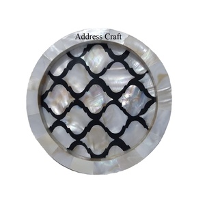 Latest Classic Mother of Pearl Coasters Home Decorative Table Mats Pads Coaster For Drink Non-Slip Table Mats Pads and Drinkware - Product Image 1