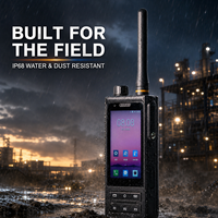 Radio bidirectionnelle DMR PoC 4G LTE D268, étanche IP68, robuste, Android, double SIM, 4W VHF UHF, talkie-walkie avec GPS, écran tactile 3,5 pouces