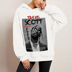 100% coton sweats à capuche blanc épais polaire poids lourd sweats à capuche surdimensionnés impression personnalisée Logo hommes sweats à capuche et sweat-shirts - Product Image 3