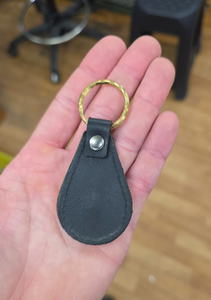 Porte-clés en cuir de qualité supérieure avec logo personnalisé en métal, écologique et durable pour les cadeaux promotionnels - Product Image 1