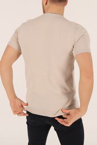 Men's New Short Sleeve T-Shirt Best Design and Newest Style Solid Pattern Casual Plus Size T-Shirt - Product Image 2