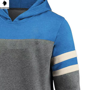 100% coton Polyester léger de haute qualité conçu sur mesure sweats à capuche pour hommes motif solide col à capuche hiver vêtements décontractés - Product Image 6