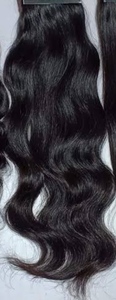 Extensions de cheveux humains, mèches ondulées tissées avec cheveux bruts tempe - Product Image 2