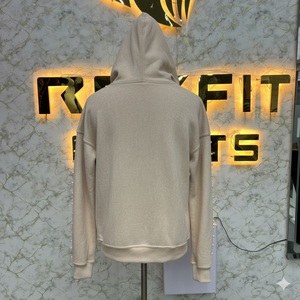 Sudadera con Capucha Personalizada de Diseño Superior con Cierre de Cremallera, Estilo Desgastado, con Pedrería, Lavado Ácido, para Hombre, Estilo Urbano - Product Image 3