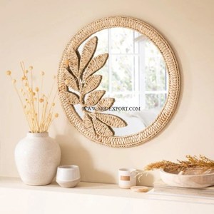 Espejo de pared de baño vintage Calidad Premium Forma cuadrada Flor Lujo Nuevo aspecto Patrón Espejo de decoración de pared al mejor precio - Product Image 2