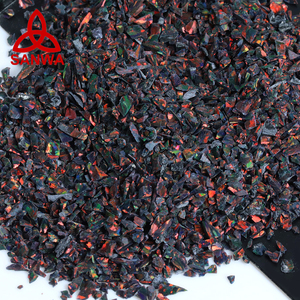 Sanwa Đá Opal Tổng Hợp OP33 Đá Opal Đen Chip Đá Opal Bán Buôn Giá Tốt Nhất Cho Nhẫn Đính Hôn Khảm Thời Trang Và Mặt Dây Chuyền - Product Image 6